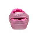 Sandália Crocs Classic Lined Glitter Clog K Pink Tweed Infantil - Foto 7
