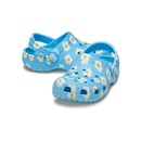 Sandália Crocs Classic Daisy Clog T Tinted Glass Infantil - Foto 4