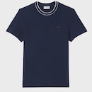 Camiseta Lacoste Piqué com Gola Listrada em Stretch - Masculina - Foto 4