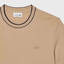 Camiseta Lacoste Piqué com Gola Listrada Masculina - Foto 2
