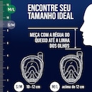 Máscara Subaquática de Mergulho Gold Sports New Space com Snorkel - Foto 4