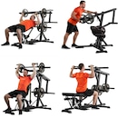 Estação Musculação Yangfit Agachamento Supino Puxada Remada - Foto 5