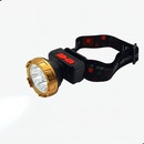 Lanterna de Cabeça DK Recarregável 5 LEDs Potente Ajuste 180° USB Bateria 600mAh - Foto 2