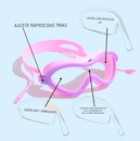 Máscara de Natação Little Kids Gold Sports Flipper High Definition - Foto 2