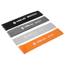 Kit Faixas Elásticas 3 Intensidades + 4 Mini Bands Vollo - Foto 3