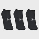 Kit 3 Pares de Meia Under Armour Core Cotton Cano Invisível Unissex - Foto 2