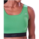 Top Fitness Authen Grit Bossa Ajustável Reto 1 Bolso Feminino - Foto 3