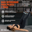 Kit Acessórios de Pilates Vollo Bloco + Anel + Fita + Tapete - Foto 2