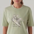 Camiseta New Balance Flower Feminina - Foto 4