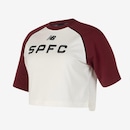 Blusa Cropped New Balance Spfc X Nb Feminina - Foto 2