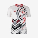 Camisa Pré-jogo do São Paulo 25 New Balance Masculina - Foto 1