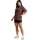 Blusa Vekyo Gola Alta Oversized Feminina - Foto 3