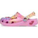 Sandália Unissex Crocs Pikachu Pink Classic Clog K Multi - Foto 3