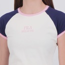 Camiseta Cropped Fila Slim Letter Feminino - Foto 5
