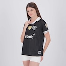 Camisa do Botafogo II 2025 Reebok Campeão Libertadores 2024 Feminina - Foto 3