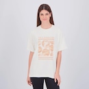 Camiseta Fila Oversized Letter Graphic Feminina - Foto 1