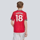 Camisa Manchester United I 2026 Adidas 18 Casemiro Infantil - Foto 4