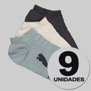 Kit 9 Pares de Meia Puma Sapatilha Infantil - Foto 1