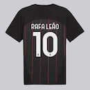 Camisa Milan Pré-Jogo 2025 Puma 10 Rafa Leão Masculina - Foto 1