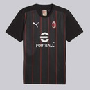 Camisa Milan Pré-Jogo 2025 Puma 10 Rafa Leão Masculina - Foto 2