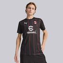 Camisa Milan Pré-Jogo 2025 Puma 10 Rafa Leão Masculina - Foto 3