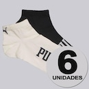Kit 6 Pares de Meia Puma Sapatilha Everday Masculina - Foto 1