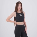 Top Corinthians Fitness Logo Patch Feminino - Foto 2
