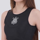 Top Corinthians Fitness Logo Patch Feminino - Foto 5