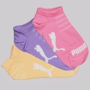 Kit 3 Pares de Meia Puma Sapatilha Infantil - Foto 1