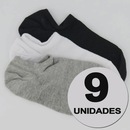 Kit 9 Pares de Meia Selene Invisível Feminina Sortida - Foto 1