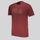 Camiseta Fila Regular Letter Outline Masculina - Foto 2