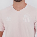 Camisa Umbro Santos Outubro Rosa 2025 Masculina - Foto 5