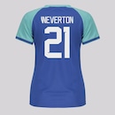 Camisa Palmeiras Goalkeeper II 21 Weverton Feminina - Foto 1