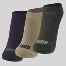 Kit 3 Pares de Meia Puma Sapatilha Invisível - Foto 1
