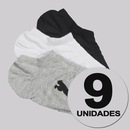 Kit 9 Pares de Meia Puma Sapatilha Feminina Sortida - Foto 1