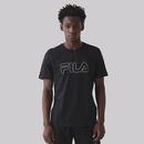 Camiseta Fila Regular Letter Outline Masculino - Foto 1