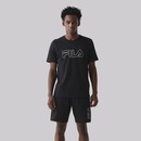 Camiseta Fila Regular Letter Outline Masculino - Foto 3