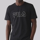 Camiseta Fila Regular Letter Outline Masculino - Foto 5