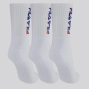 Kit 3 Pares de Meia Fila Cano Alto Double Unissex - Foto 1