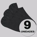 Kit 9 Pares Meia Selene Sapatilha Invisível Unissex - Foto 1