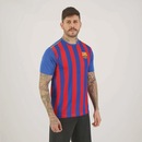 Camisa Barcelona Listrada 10 Yamal Masculina - Foto 3