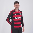 Camisa do Flamengo I 25/26 ML Com Patrocínio adidas Masculina - Foto 2