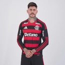 Camisa do Flamengo I 25/26 ML Com Patrocínio adidas Masculina - Foto 3