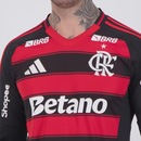 Camisa do Flamengo I 25/26 ML Com Patrocínio adidas Masculina - Foto 5