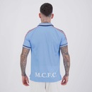 Camisa Manchester City Retrô 1998 Masculina - Foto 4