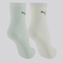 Kit 2 Pares de Meia Puma Cano Médio Feminina - Foto 2