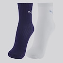 Kit 2 Pares de Meia Puma Cano Médio Feminina - Foto 1