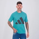 Camiseta adidas Essentials II Logo Verde Masculina - Foto 2