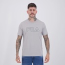 Camiseta Fila Regular Letter Outline Masculina - Foto 1