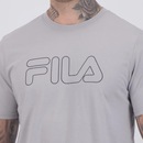 Camiseta Fila Regular Letter Outline Masculina - Foto 5